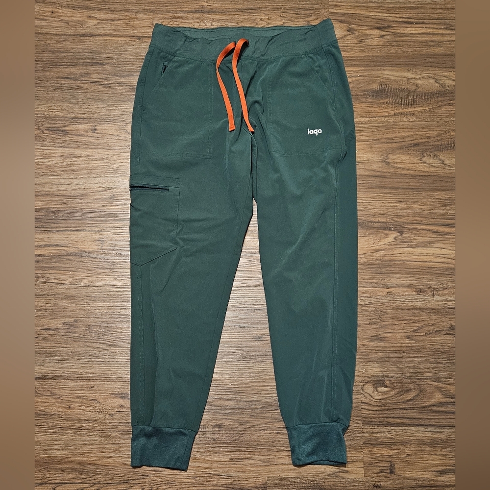 Lago Green Jogger Scrub Bottoms